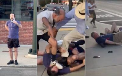 Iraq veteran arrested after raging pro-Palestine protester reportedly attacks him, gets shot