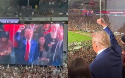 Trump gets a rousing welcome at Alabama-Georgia game while Kamala’s sad stunt fizzles