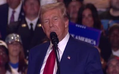 Crowd chants ‘Save the cats!’ as Trump announces Springfield visit