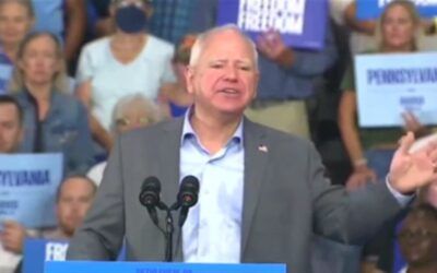 Tim Walz accidentally serves up new Trump ad on silver platter