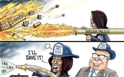 BS daily political cartoons: Border Czar Blues