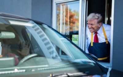‘I have a McGift for you!’ Trump makes the most of McDonald’s shift with new merch
