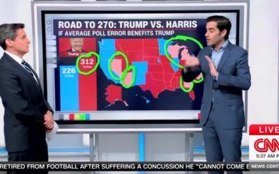 CNN’s Enten breaks down how candidate could win election in ‘blowout’ victory even with polls being historically close