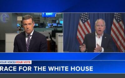Tim Walz repeats old claim about Trump when asked about difference between Harris and Biden