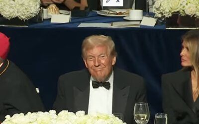 Al Smith dinner organizer caught on hot mic interrupting Jim Gaffigan during gnarly joke