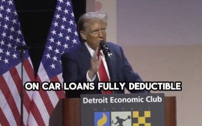 Trump vows to make interest on car loans tax deductible during speech in blue wall state