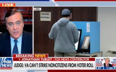 ‘Harassed and sued’: Turley slams Biden-Harris admin after court blocks state’s effort to clean voter rolls