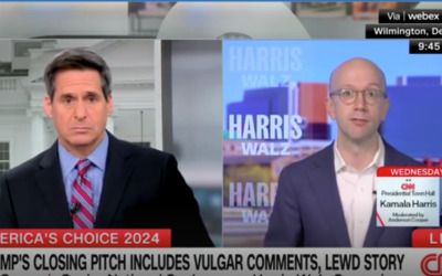 CNN host asks Harris spox point-blank why there are so many undecided voters weeks out From election