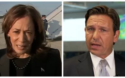 DeSantis opens a can of priceless whoop ass after Kamala claims he ignored her hurricane-related call