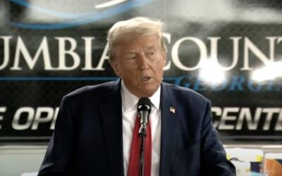 Media outlet says storm could swing election given impact on Trump ‘strongholds’