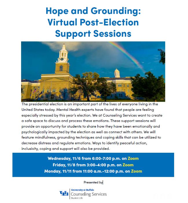 University at Buffalo Post-Election Email (Daily Caller News Foundation)
