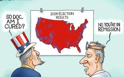 BS daily political cartoons: Not cured, but in remission