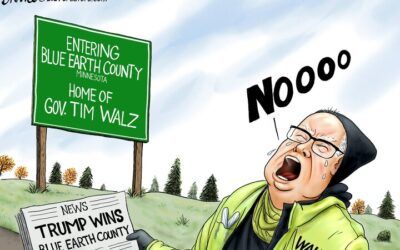 BS political cartoons of the week: Fabled ‘blue wall’ falls