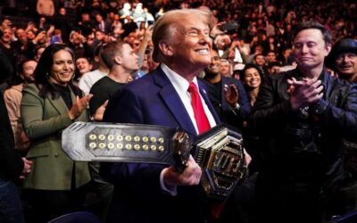 Trump met with thunderous ovation in triumphant return to MSG for UFC fight night