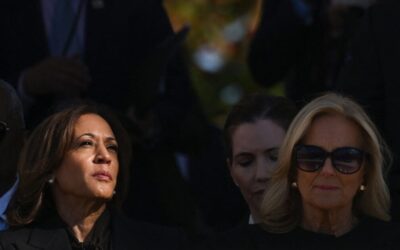 Awkward tension between Harris, Jill Biden has X buzzing: ‘Too many cats in the litter box’