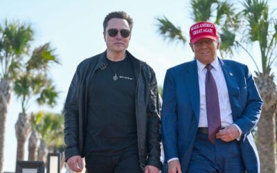 President Elect Donald Trump and family enjoy SpaceX launch with Elon Musk in Texas