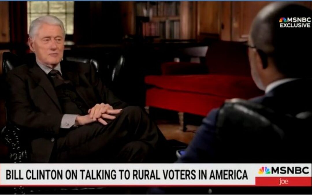 ‘We’re not even being heard’: Bill Clinton complains about ‘zillions’ of ‘right-wing’ websites in MSNBC interview