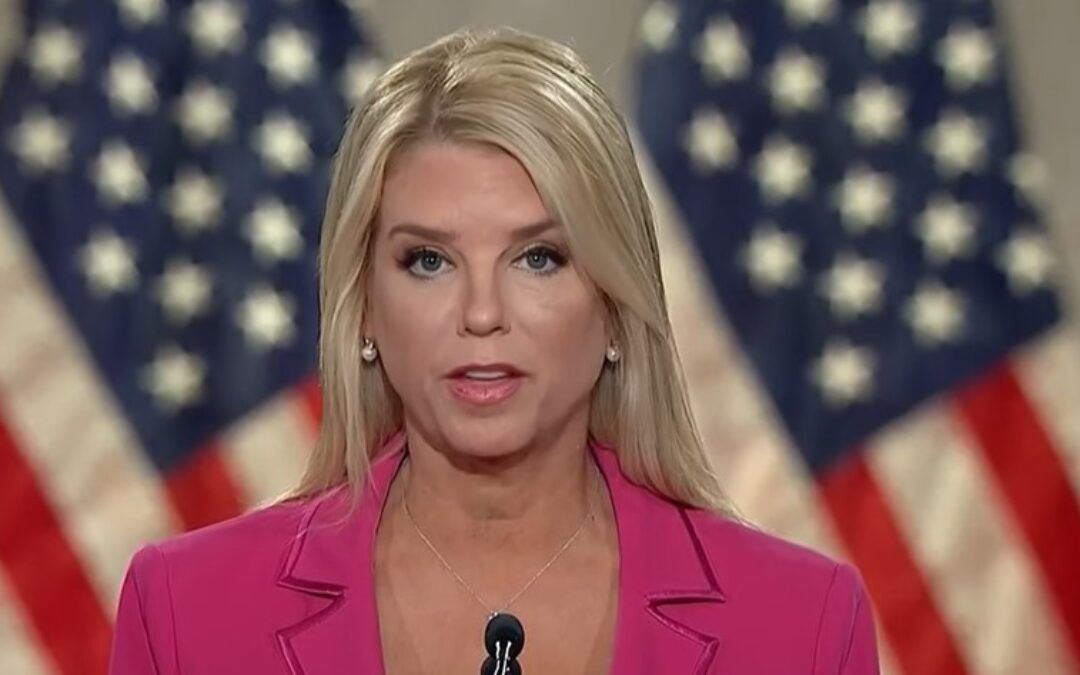 Pam Bondi will clean up the DOJ and bring back justice for all