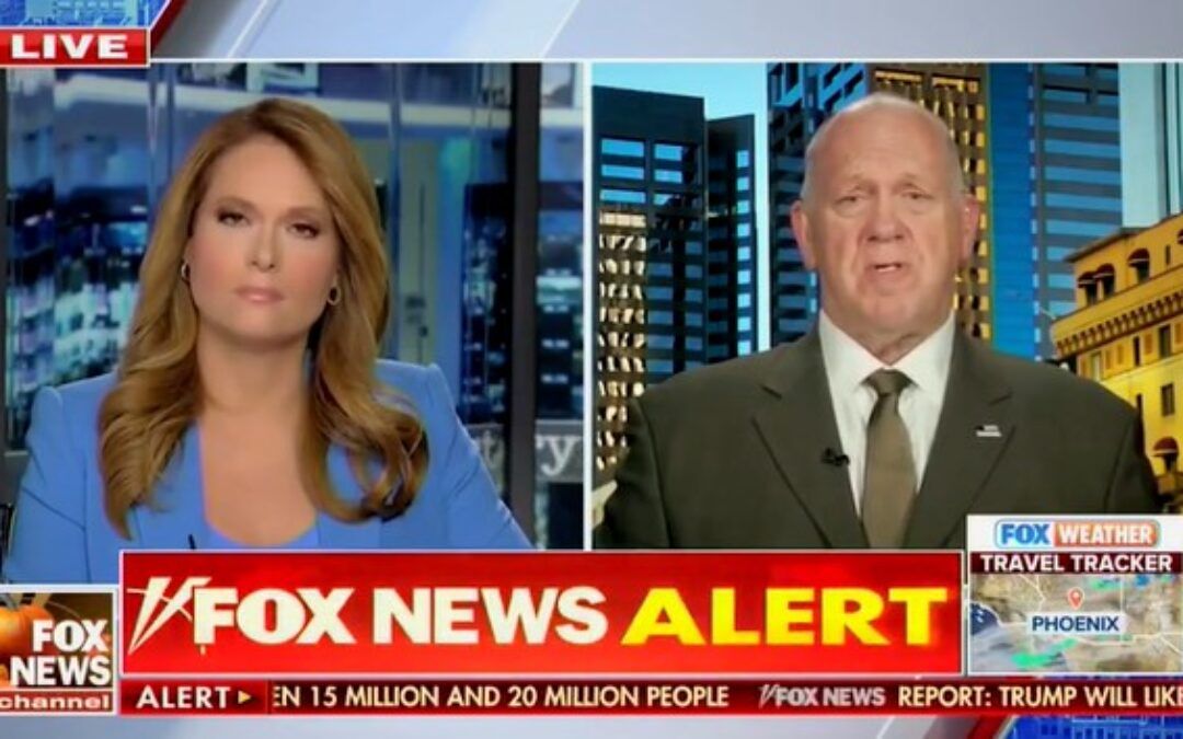 ‘If you want something, come get some’: Tom Homan responds to threats live on air