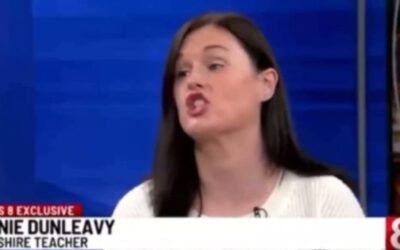 ‘Trash-talking’ teacher who threatened MAGA voters starts bawling when forced to resign