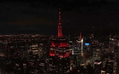 Liberals horrified as Empire State Building turns red to celebrate Donald Trump’s victory