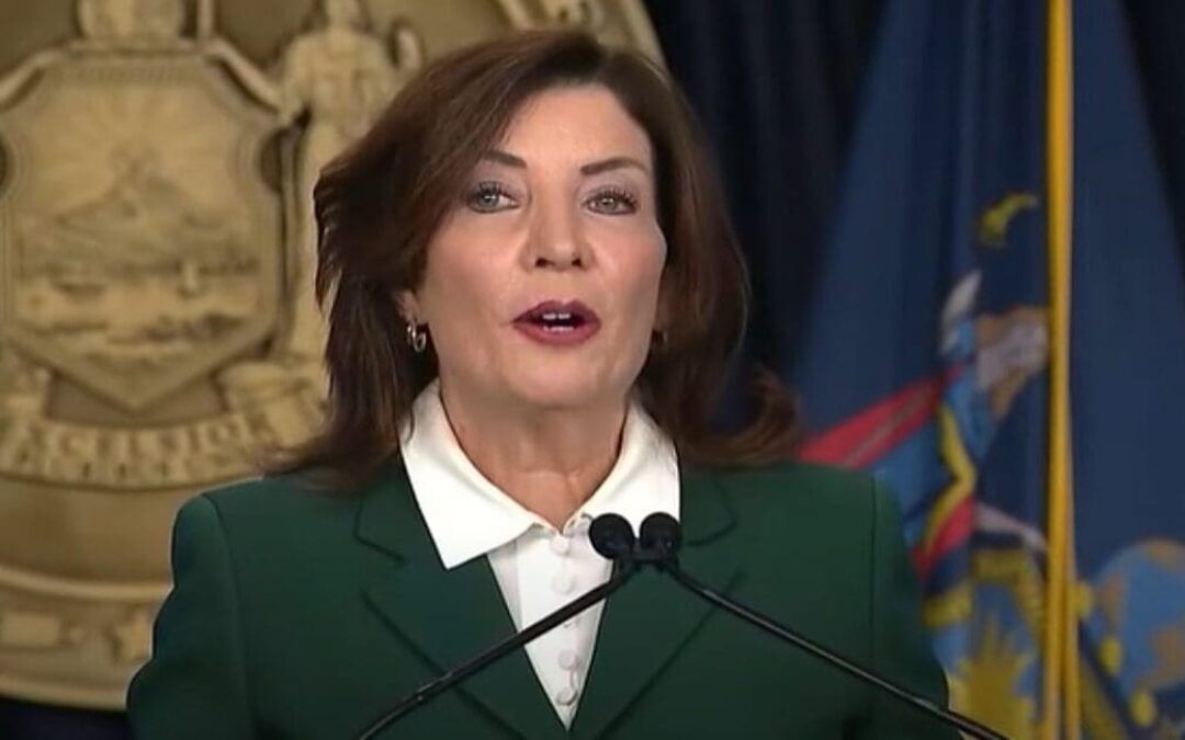 Hochul signs bill that could fine fossil fuel companies $75 billon for climate change