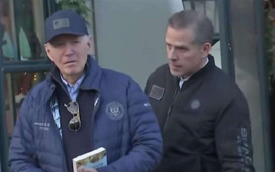 Joe Biden spotted with anti-Israel book while shopping on Black Friday