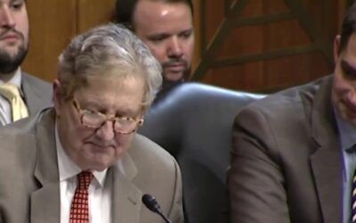 Tom Cotton tries to hold back laughter as Sen. Kennedy destroys pronoun-pushing judge