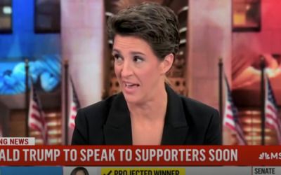 Rachel Maddow couldn’t wait for Trump to be declared winner before already invoking Russia