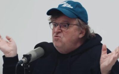 Michael Moore rewrites the pledge-of-allegiance, includes pie for everyone