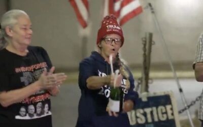 Ashli Babbitt’s mom raises a toast outside DC jail as she hangs her hopes on Trump