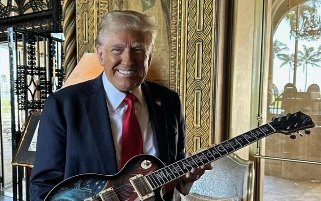 Trump’s guitar company gets cease and desist letter from Gibson