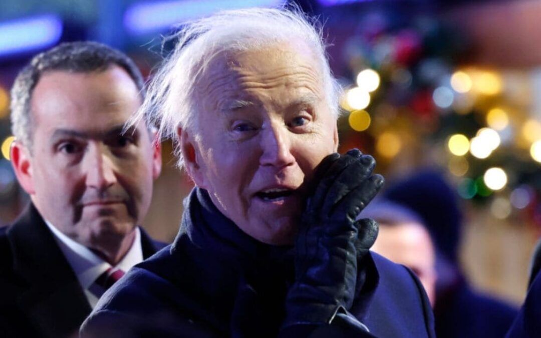 Joe Biden gets weird during Christmas tree lighting: ‘You’re still here?’