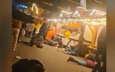 Driver plows car through busy German Christmas market in apparent attack