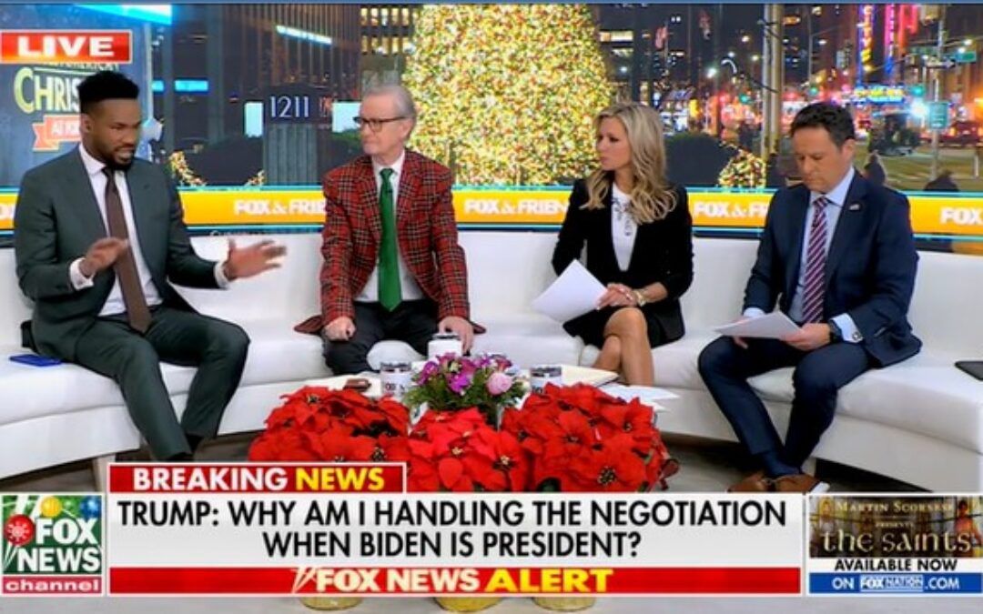‘It can’t be both’: Fox News’ Lawrence Jones pokes crater-sized hole in dems argument that Trump acts like dictator