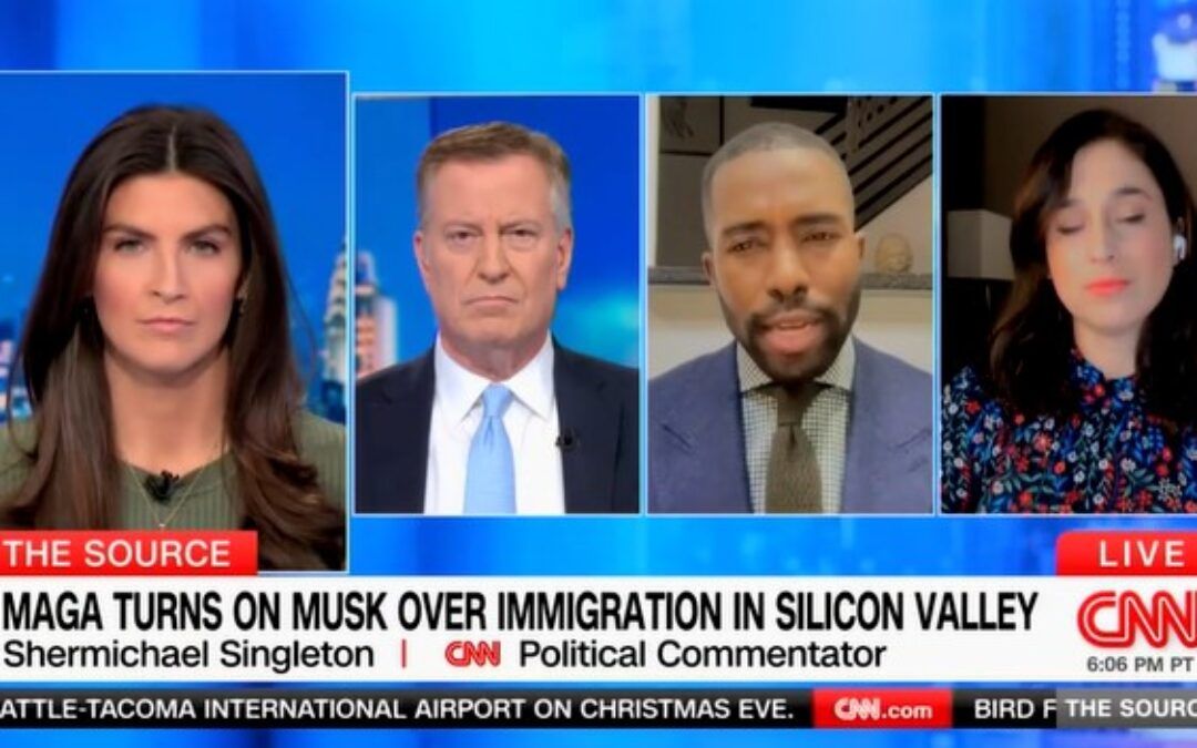 CNN’s Shermichael Singleton tells Musk, Ramaswamy to ‘focus’ less on immigration policy, more on saving taxpayer dollars