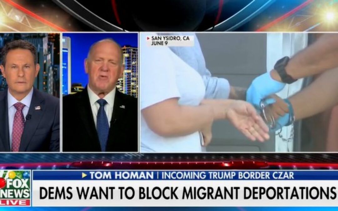 Tom Homan sends clear message to ACLU’s ‘gameplan’ attempting to block Trump’s mass deportation