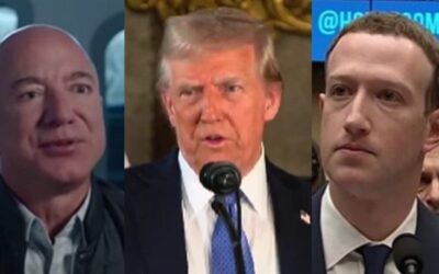 Former foes Zuckerberg, Bezos make seven-figure donations to Trump inauguration