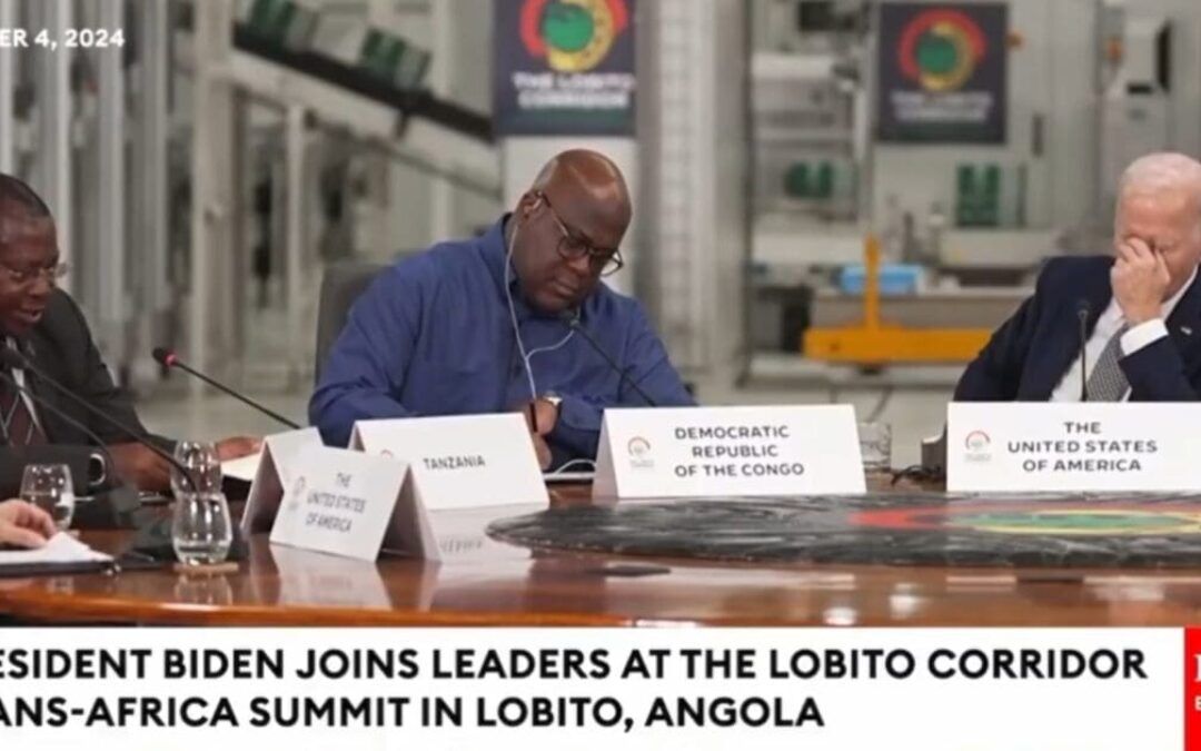 Biden appears to catch some Z’s during Trans-Africa Summit in Angola
