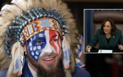 ‘QAnon Shaman’: Kamala certifying her own loss is proof ‘God has a sense of humor’