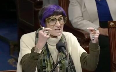 This crazy lady, 81, screaming about ‘President Musk’ is the most powerful Democrat in Congress