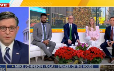 ‘Does it disturb you?’: Fox News hosts press Mike Johnson on GOP opposition to behemoth year-end spending bill