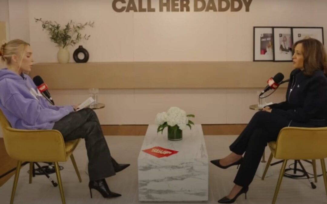 ‘Call Her Daddy’ host says Kamala’s fake set was more than real studio: ‘I don’t know how cardboard walls could cost six figures’