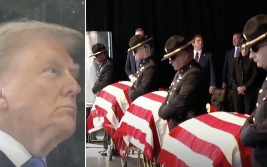 Trump attends memorial service of three fallen motorcycle deputies killed in Palm Beach County