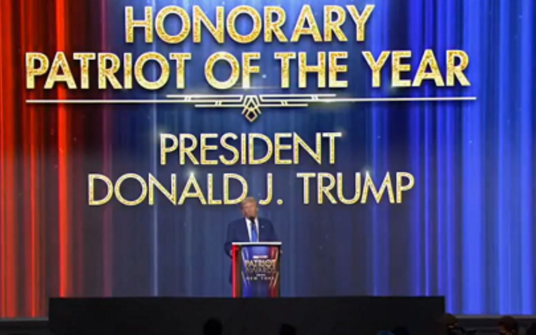 Trump accepts FOX Nation ‘Patriot of the Year’ award as only he can