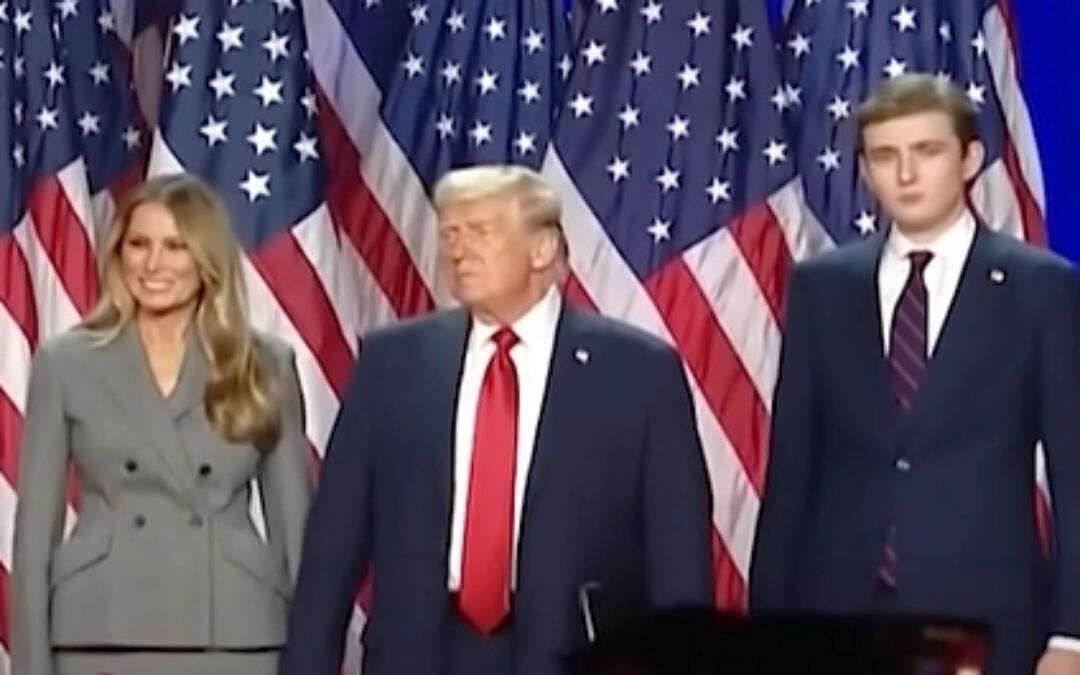 Barron Trump’s adult voice heard for first time by many in behind-the-scenes clip and it’s hard to ignore