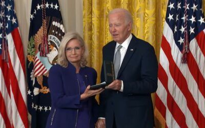 Biden honors Jan. 6 committee member Liz Cheney who failed to investigate unsolved pipe bomber, report alleges