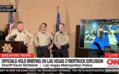 Suspect who died in blown up Tesla Cybertruck had gunshot wound to the head, police say