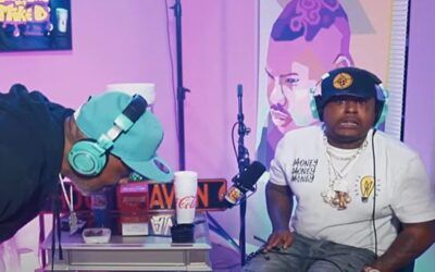 Rapper accidentally shoots gun down his own leg during a live Podcast interview