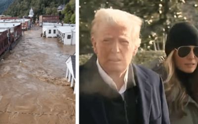‘TRUMP EFFECT!!!’ North Carolinians breathe relief as POTUS and Melania visit still devastated region, vows swift change